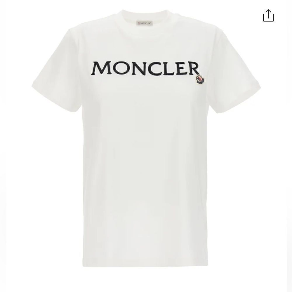🌟NEW🌟Moncler🌟Logo Embroidered Crewneck T-shirt